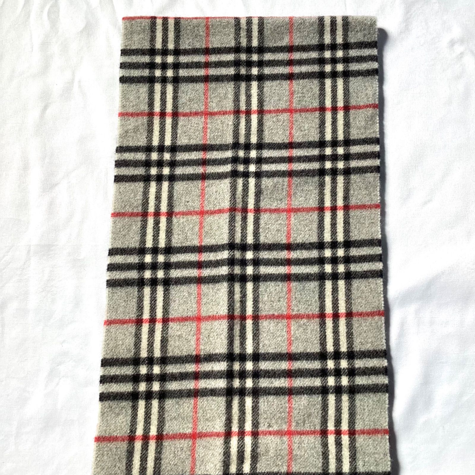 BURBERRY バーバリー ノバチェック マフラー 英国製 ラムウール100%