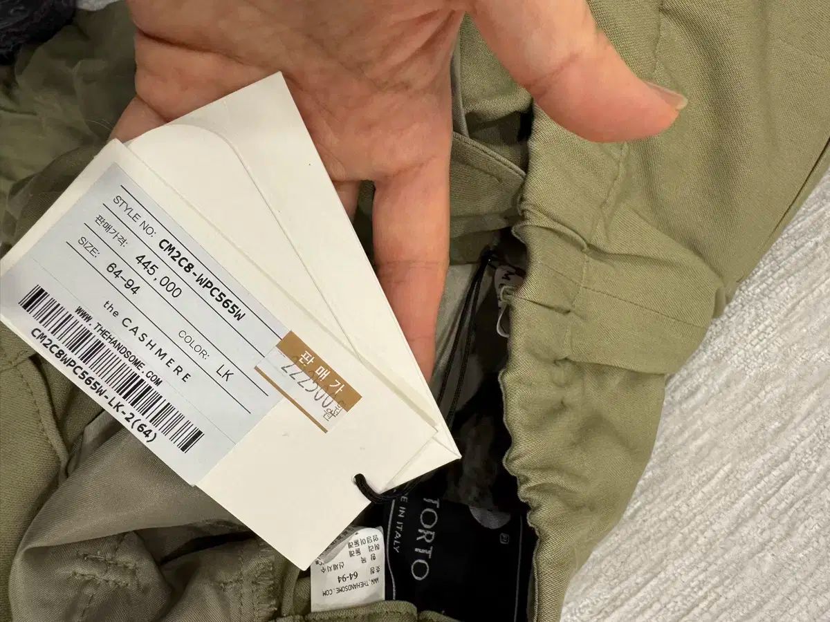 the CASHMERE レーヨン スラックス パンツ 64サイズ