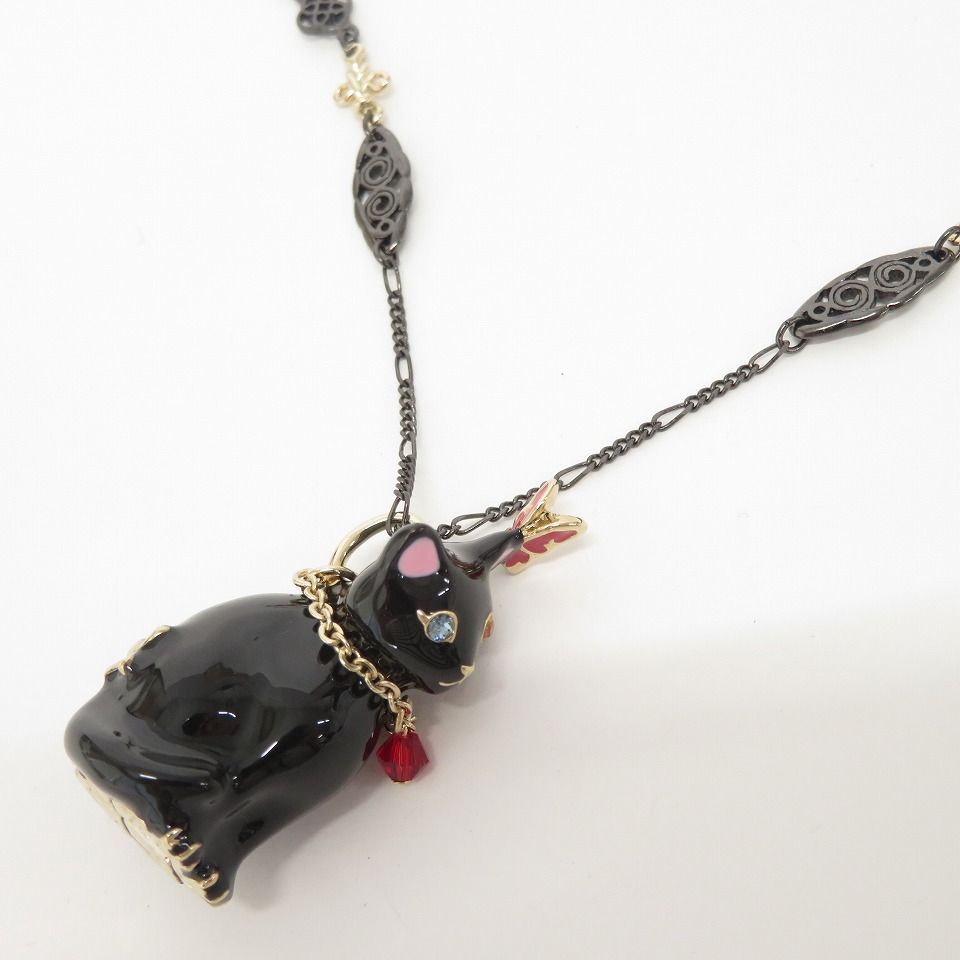 アナスイ 黒猫 ネックレス アナスイ 黒猫 ネックレス - メルカリ