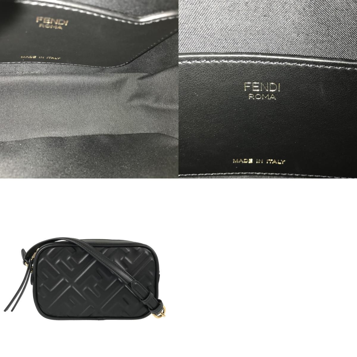 フェンディ FENDI 8BS077 レザー ショルダーバッグ fhb【中古】