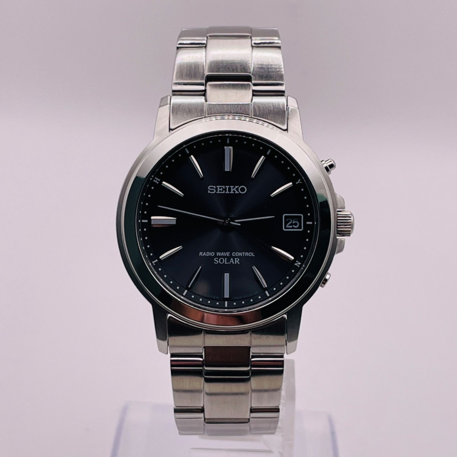 T583）美品 正常稼動 SEIKO セイコー 電波ソーラー SELECTION