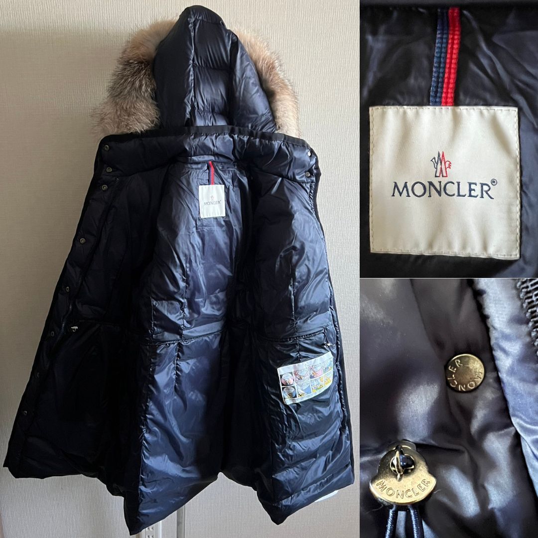 ☆新品未使用タグ付き・本物保証☆ MONCLER HERMIFUR Fox fur ダウン 