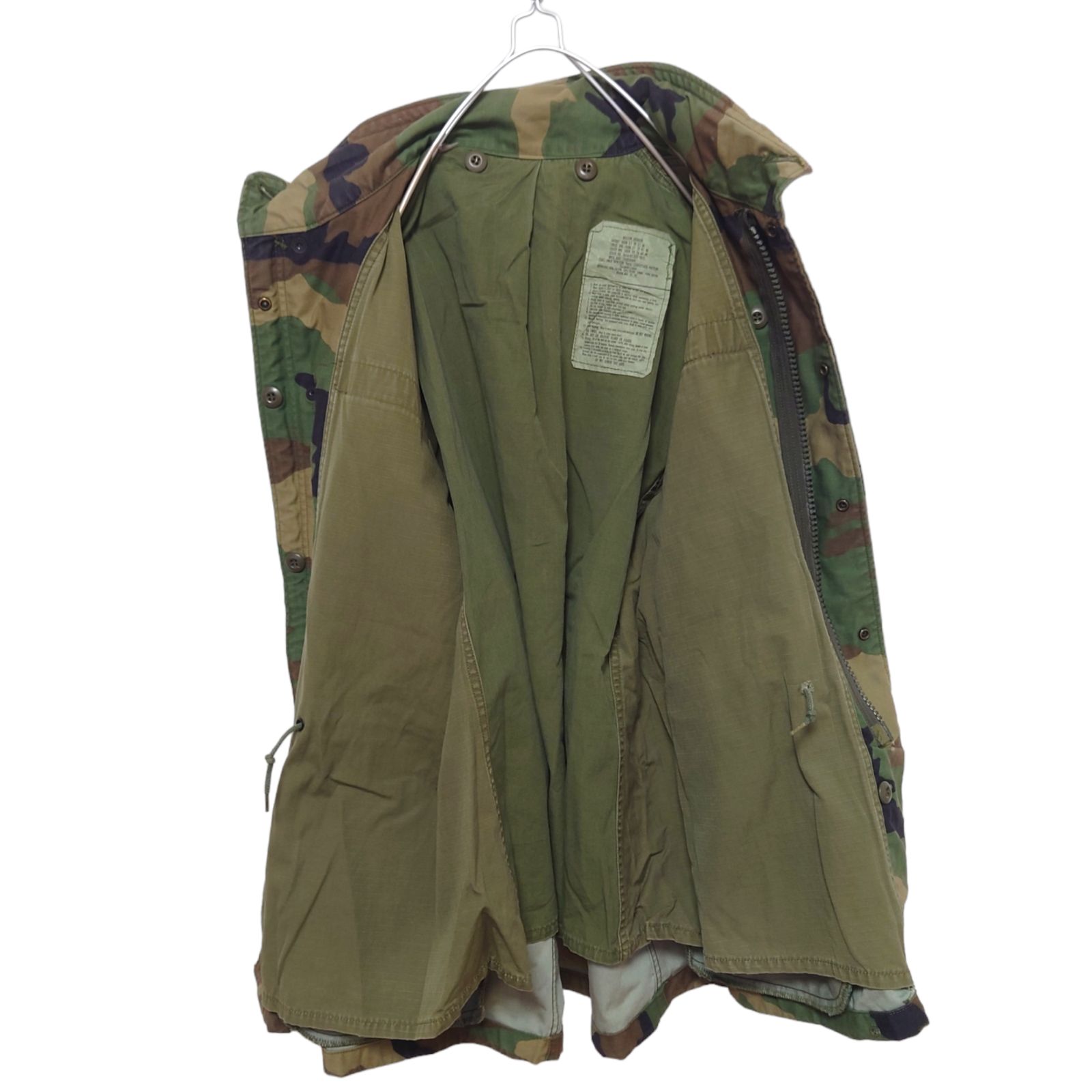 US ARMY】87年納入 M-65 4th ウッドランドカモ フィールド