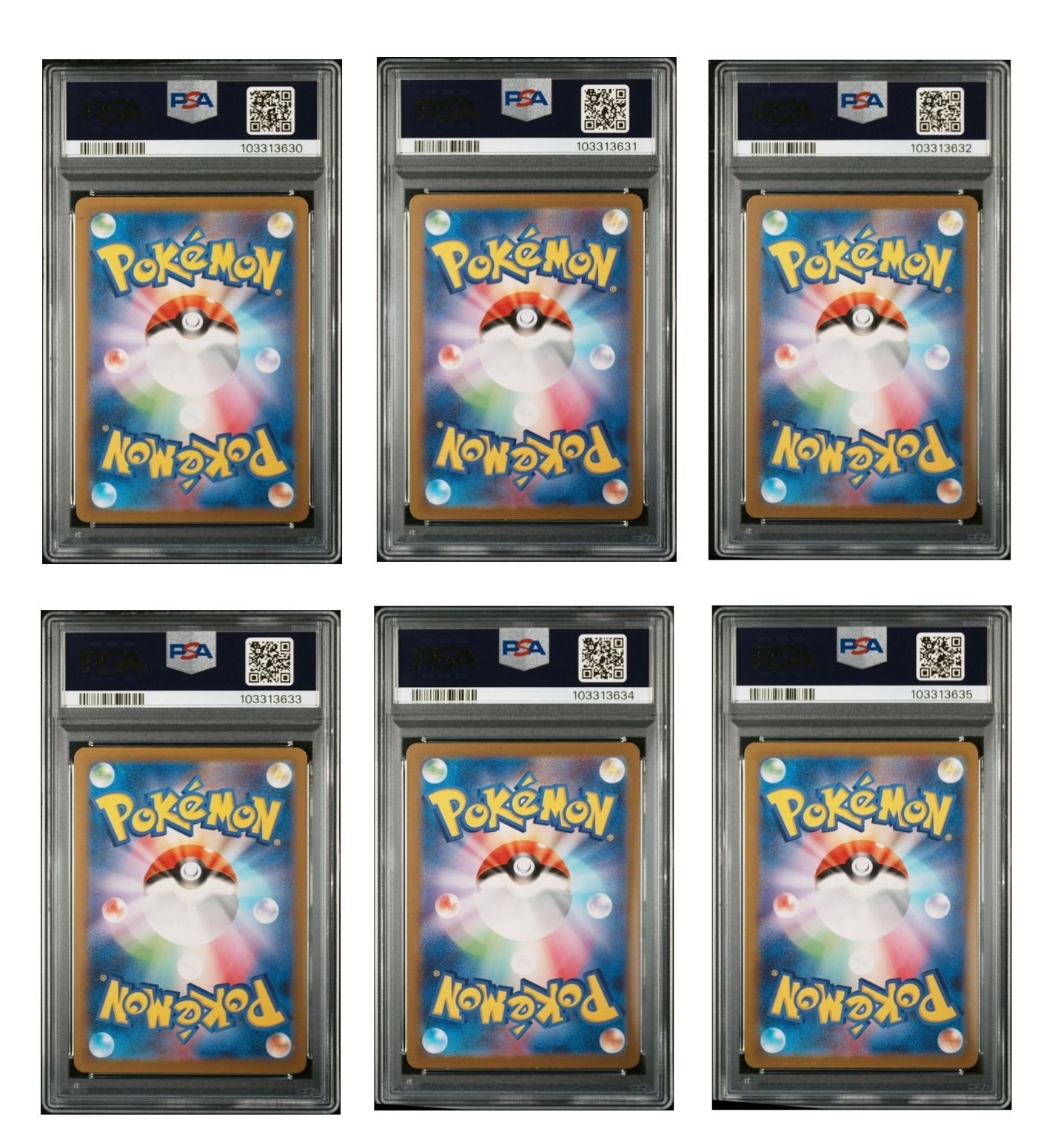 PSA10】6連番ピカチュウar 151