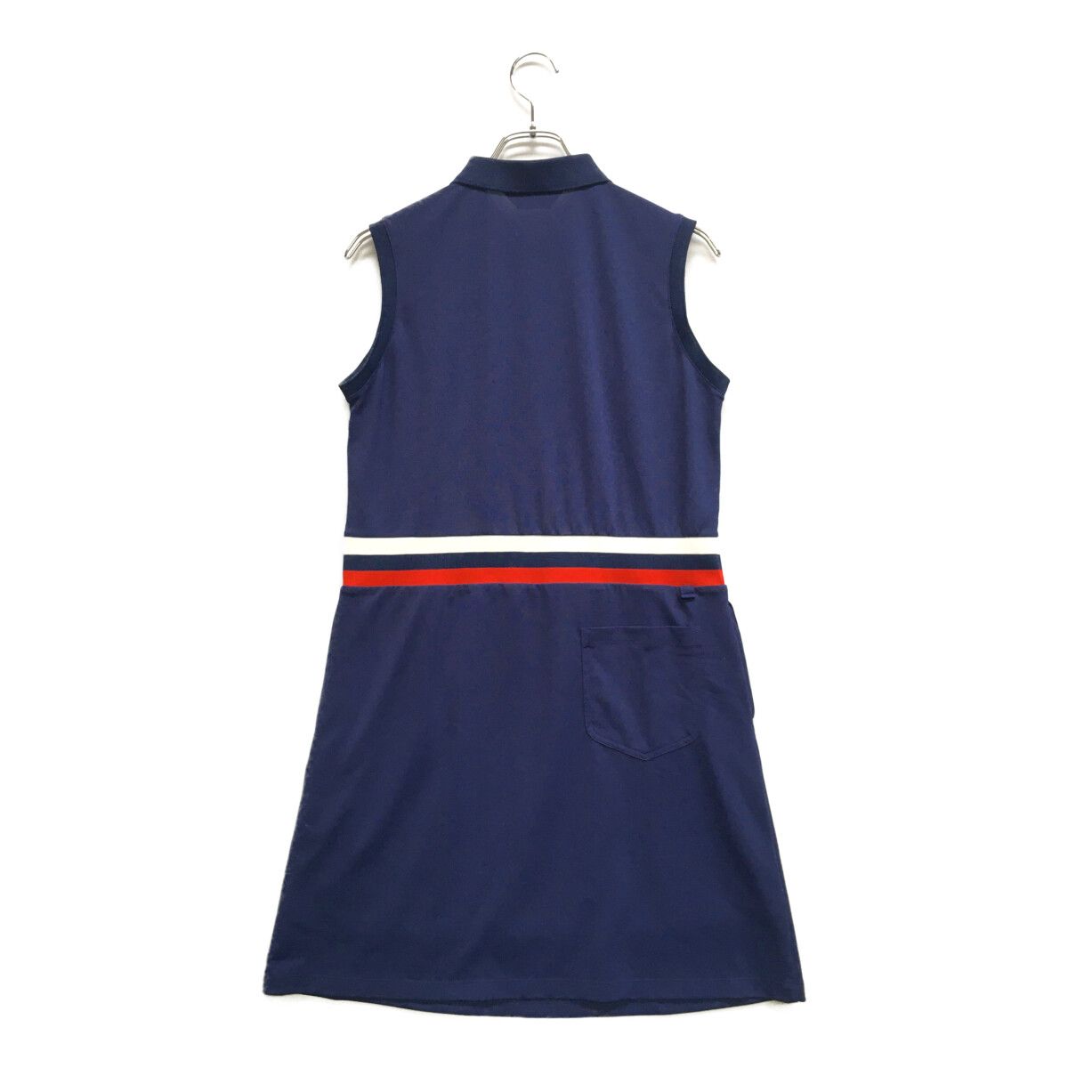 Munsingwear - coco 中古 マンシングウェア Munsing wear レディース ワンピース L 紺 ネイビー  ノースリーブ ロゴ 中古 レディース マンシングウェア Munsing wear ワンピース L