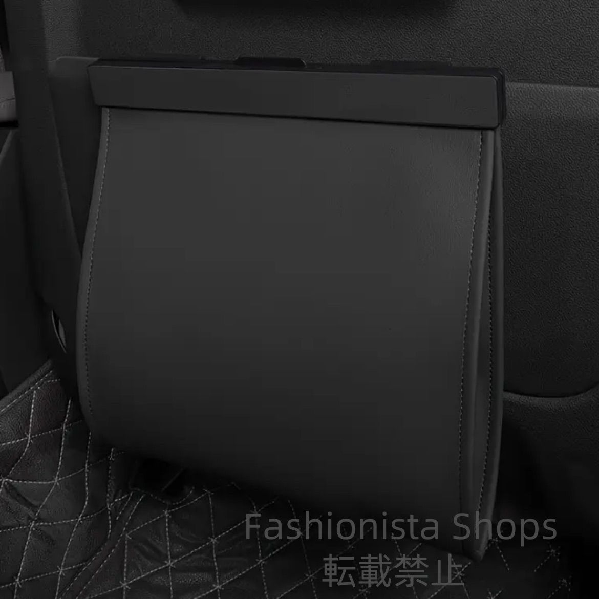 シートバッグ PUレザー 車用シートバック収納バッグ 2個セット マグネット開閉式 ゴミ箱一体型 超薄型デザイン 多機能収納ポケット フック付き 車内アクセサリー コンパクト収納 ゴミ袋付属 ファッションスタイル cp14