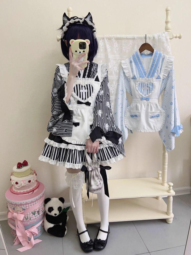LT-69 豪華姫系 lolita 可愛 レトロ風 オリジナル 洋服 ロリータ ワンピース 美しい刺繍