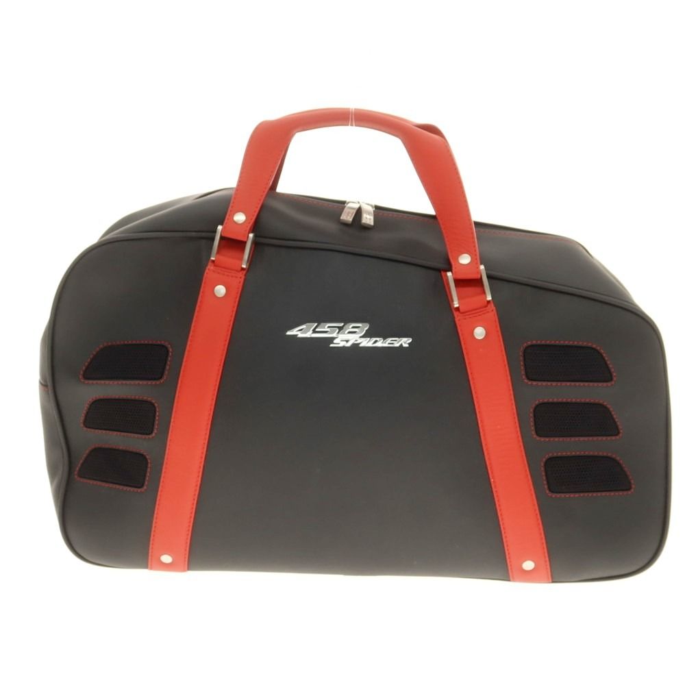 中古】フェラーリ Ferrari ×スケドーニ レザー ボストンバッグ