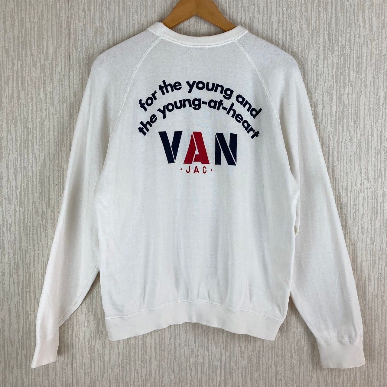 90s VAN Jacket ヴァンヂャケット スウェット トレーナー デカロゴ 