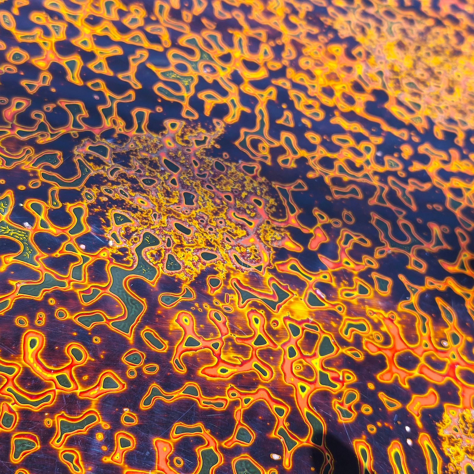 津軽塗（唐塗）バカ塗り・座卓・テーブル・螺鈿入り・伝統工芸・No