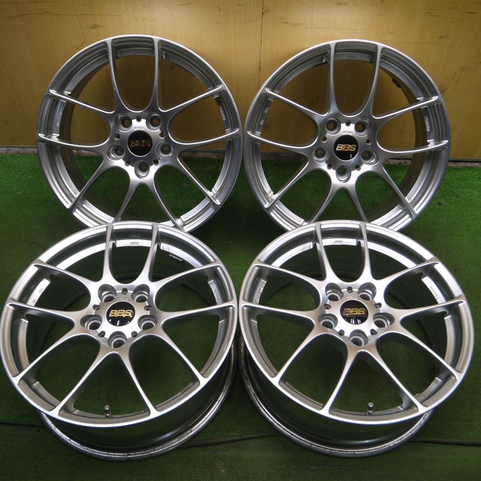 *送料無料* キレイBBS RF502 FORGED 鍛造 ホイール 17インチ 17×7J PCD114.3/5H4022615Hホ