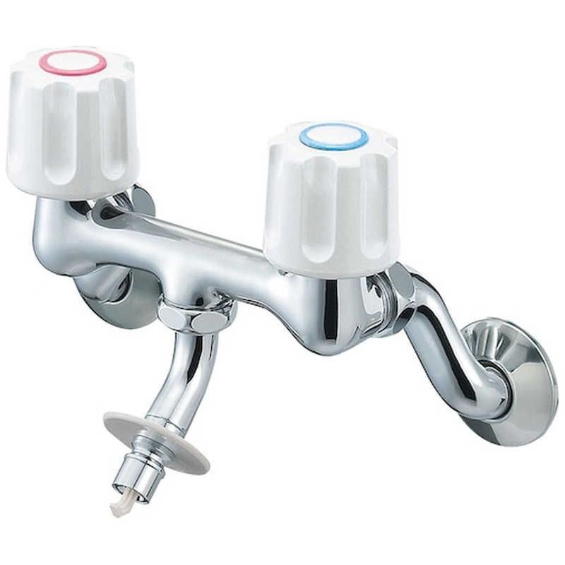 送料無料 ♥ 未開梱 三栄水栓 ツーバルブ洗濯機用混合栓 K1101TVK-W