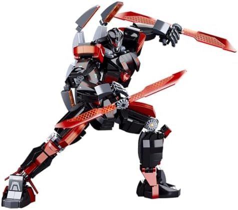DAHONPA ダークウォリアー 変身メカビルディングブロックセット 585ピース 組み立てメカロボットモデルキット テクノロジーシティメカウォリアーおもちゃ 大人と子供へのクリスマス誕生日プレゼント