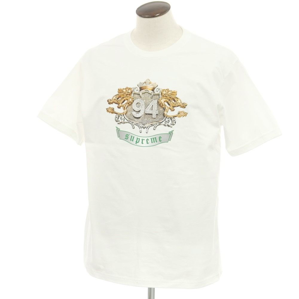 【中古】シュプリーム Supreme 2024年秋冬 Diamonds Tee コットン クルーネック 半袖Ｔシャツ ホワイト【サイズL】【メンズ】