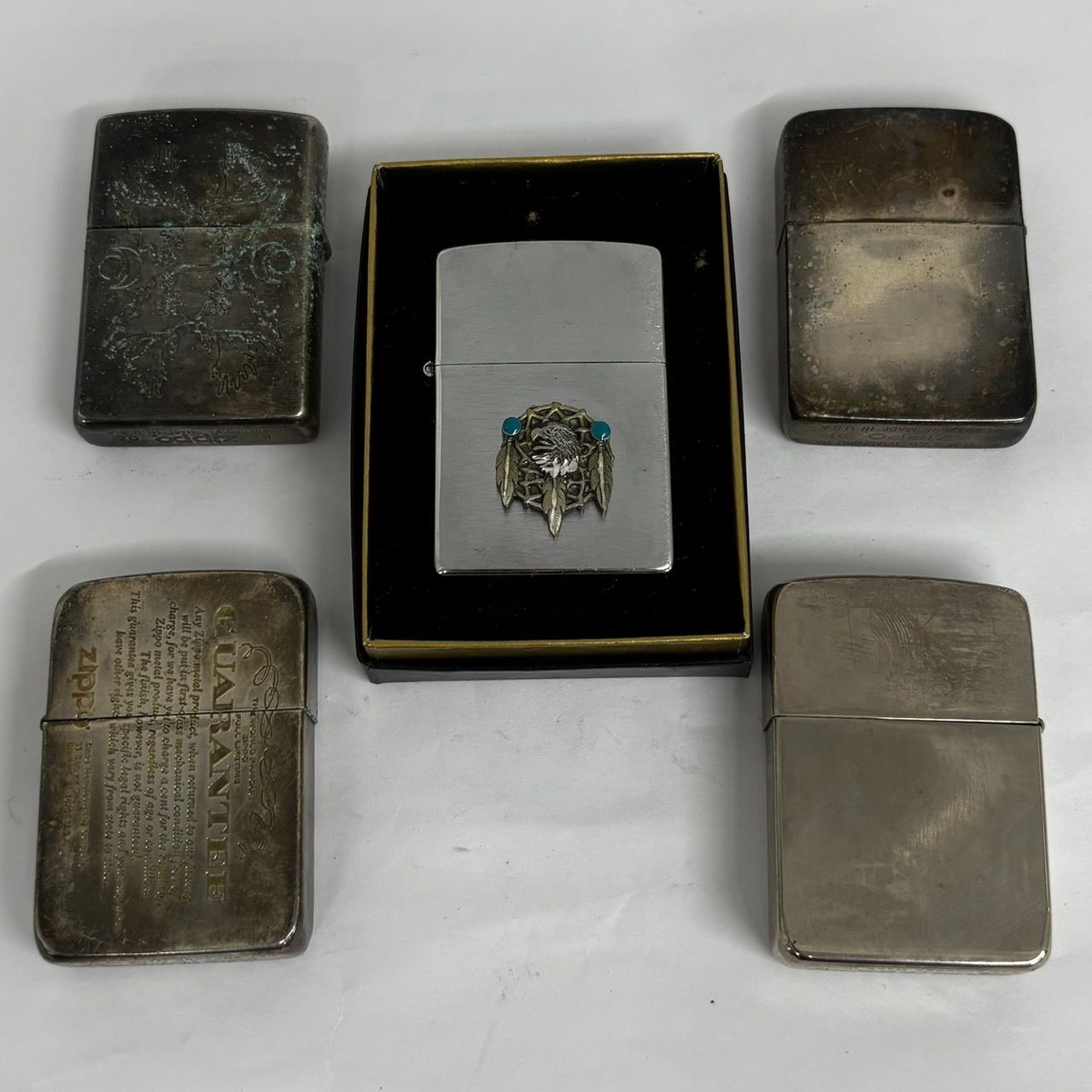 NG366 Q118-NG2-134 ZIPPO 5点 GUARANTEE 鳥