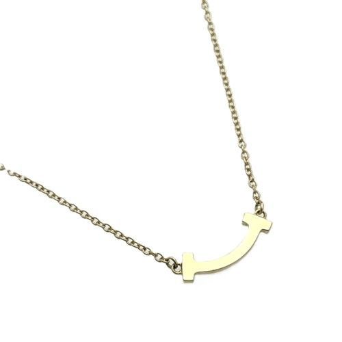 Tiffany&Co. ティファニー Tスマイル ネックレス ミニ 62617683 750YG