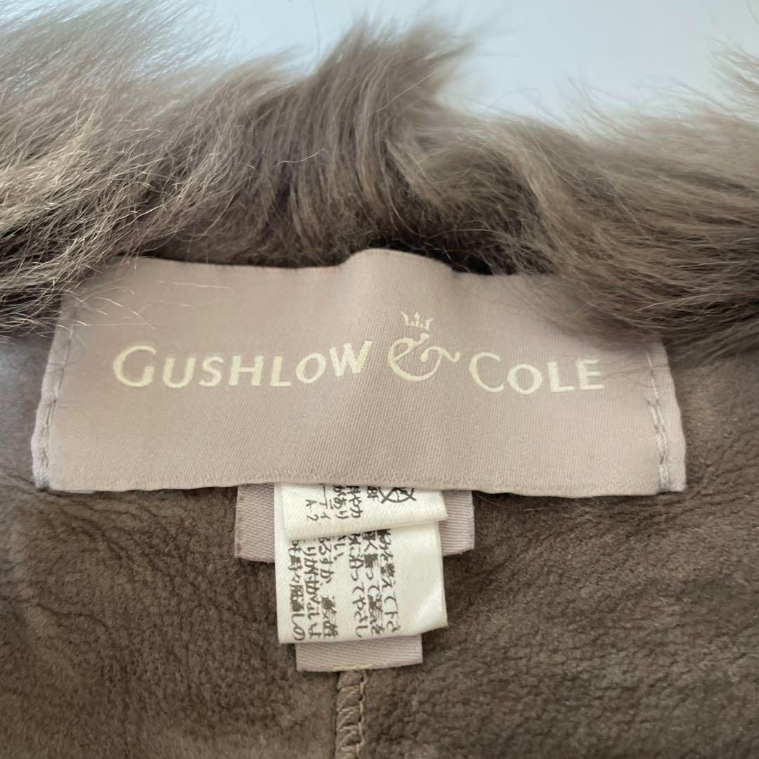 GUSHLOW-COLE ガシュロウアンドコールグレー ファー ショール 羊革 USTAUSTRALIA_COM_AU