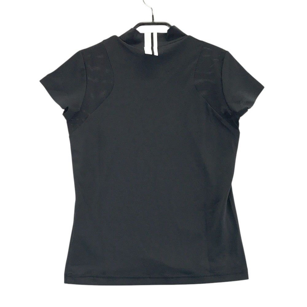 サイズ 0 PGG PEARLY GATES パーリーゲイツ ハイネック 半袖Tシャツ ブラック系 240101523327 ゴルフウェア レディース ストスト