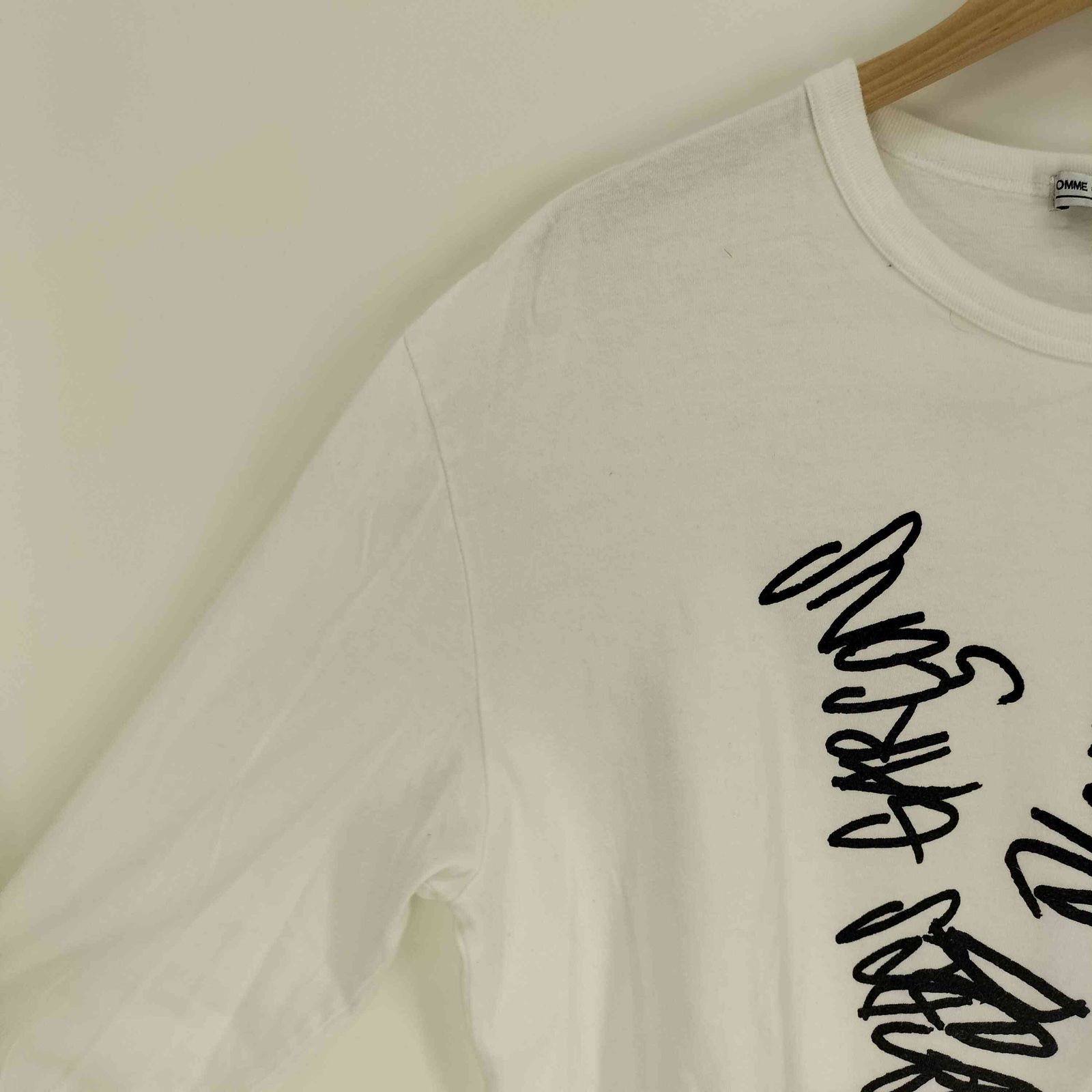 コムデギャルソン COMME des GARCONS 落書き デザイン L/S クルー 