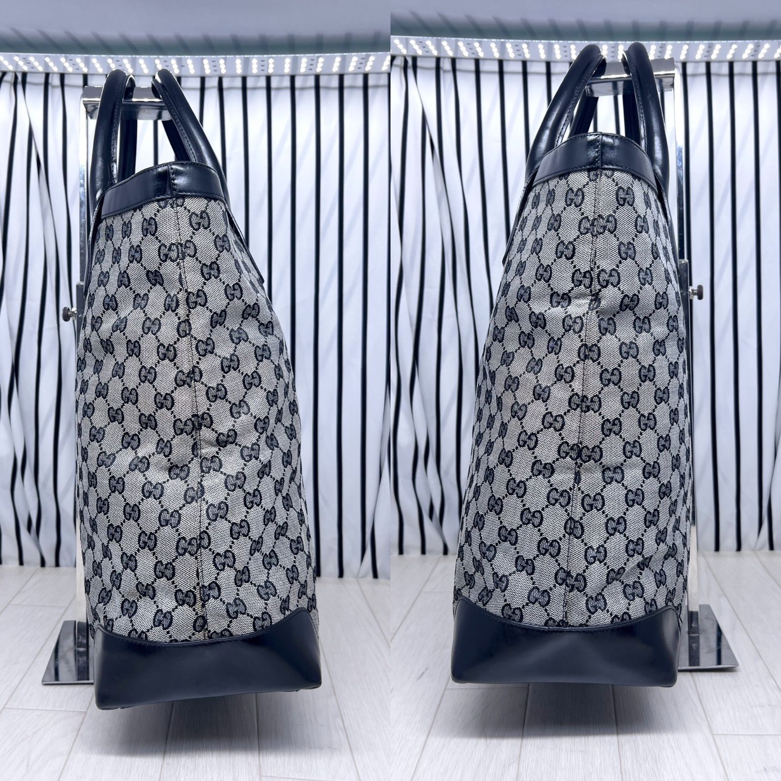 GUCCI グッチ GG柄 トートバッグ A4収納可能 男女兼用 格安】GUCCI×グッチ GG柄A4収納可能トートバッグ - メルカリ