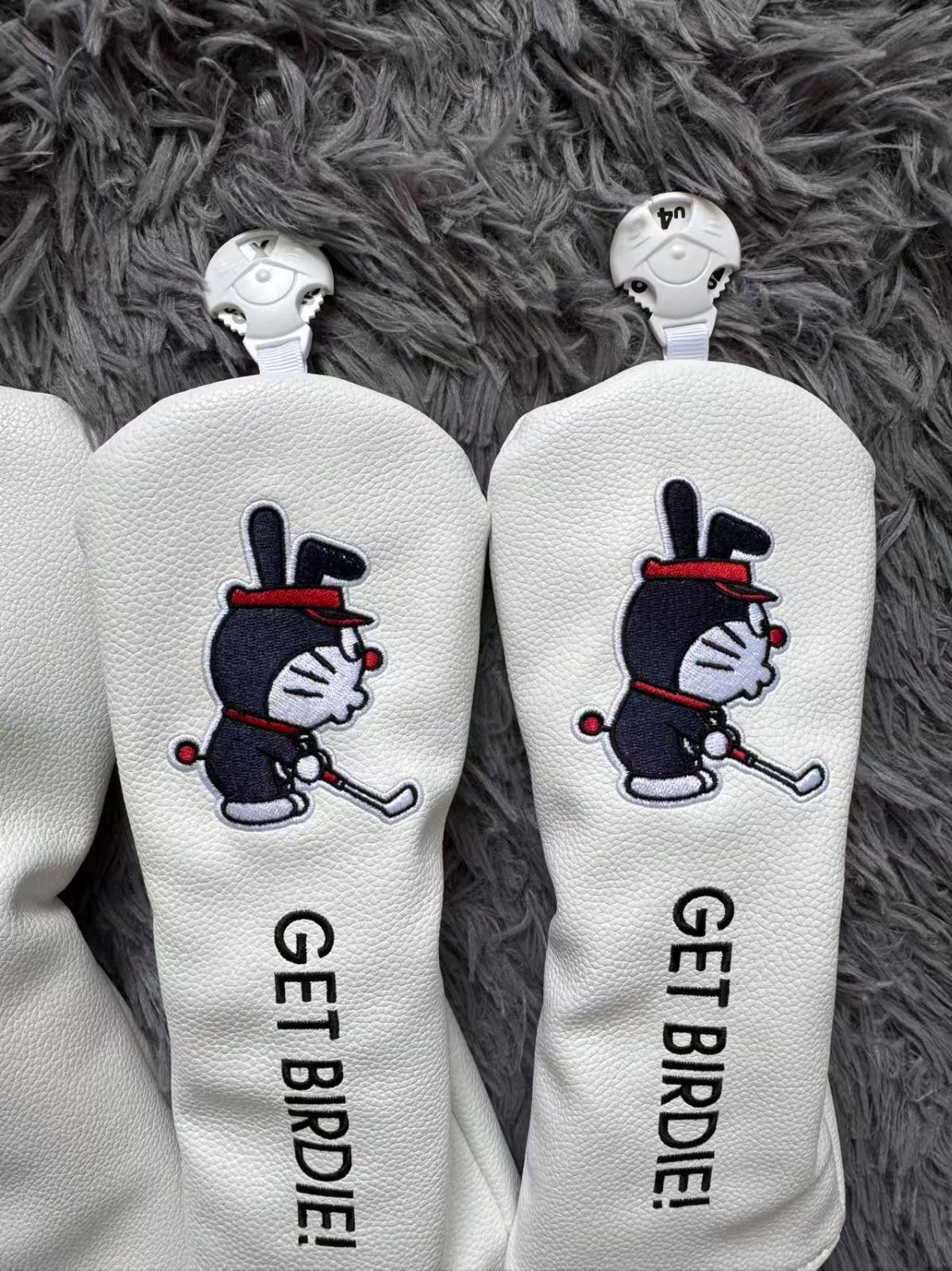 新品【5点セット】 Golf ゴルフクラブ ヘッドカバー ドラえもん