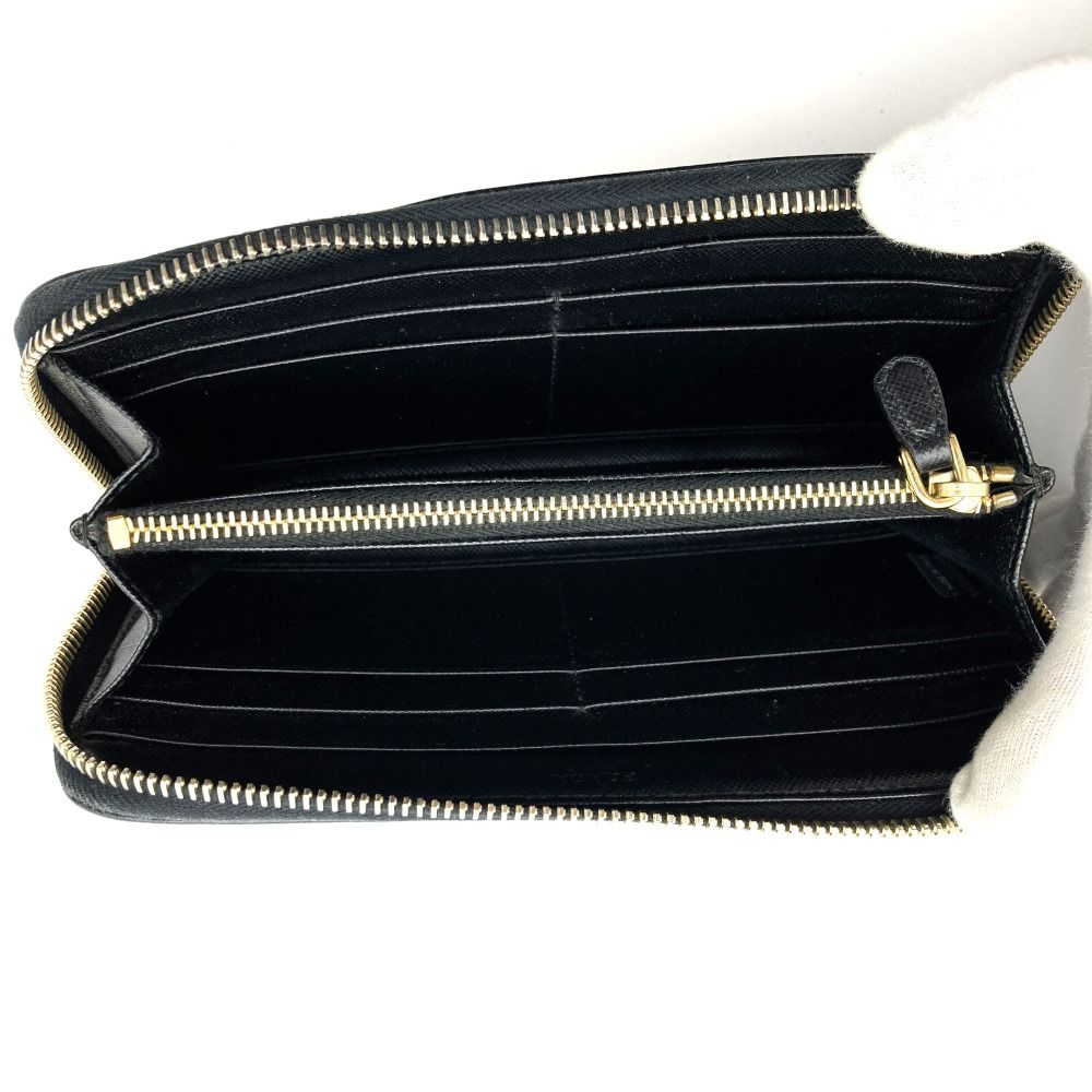 PRADA プラダ 長財布 ラウンドファスナー サフィアーノ レザー 