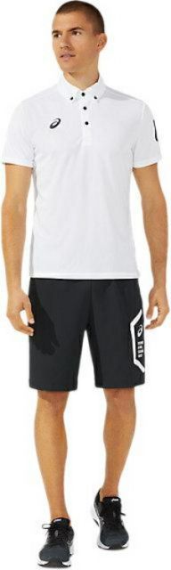asics アシックス 112 TEAM HEX WOVEN HALF P PERFORMANCE BLACK L 2031C267 1 | スポーツ メンズ L ブラック 黒 服 衣料品ウェア ウエア ボトムス ハーフパンツ ジャージ クロスハーフパンツ ポ