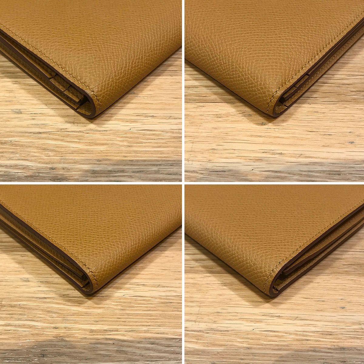 超美品】エルメス ベアンスフレ エプソン セサミ シルバー金具 Y刻印 