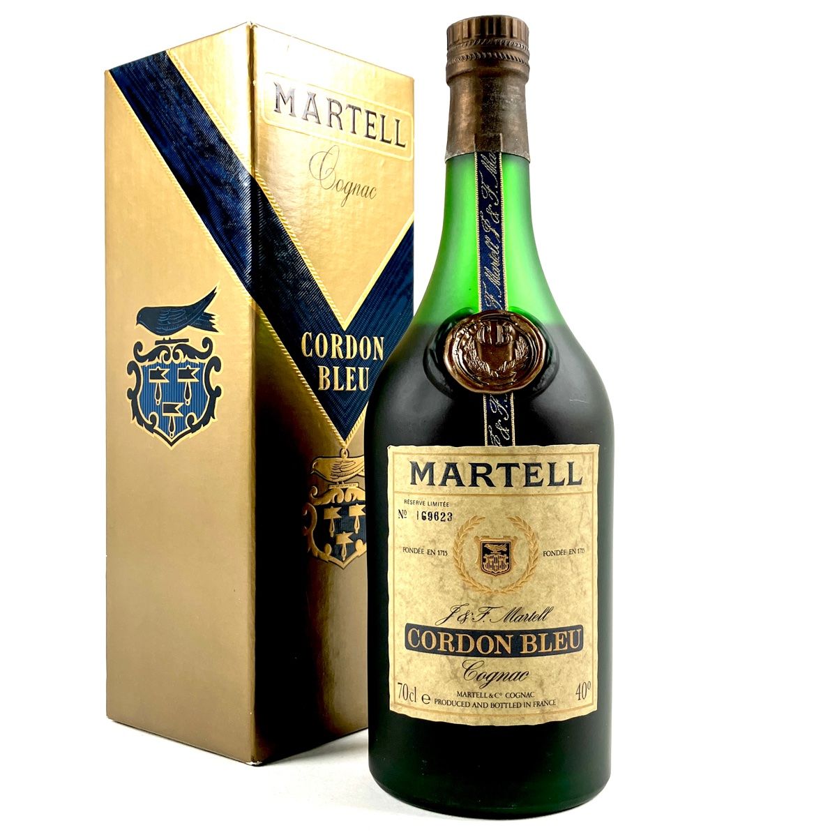 MARTELLコルドンブルー 旧ラベル フロスティボトル 700ml 掴まれ 箱なし