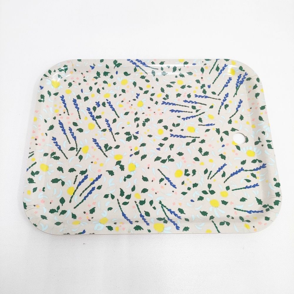 ミナペルホネン mina perhonen 美品 choucho トレイ 大 ちょうちょ