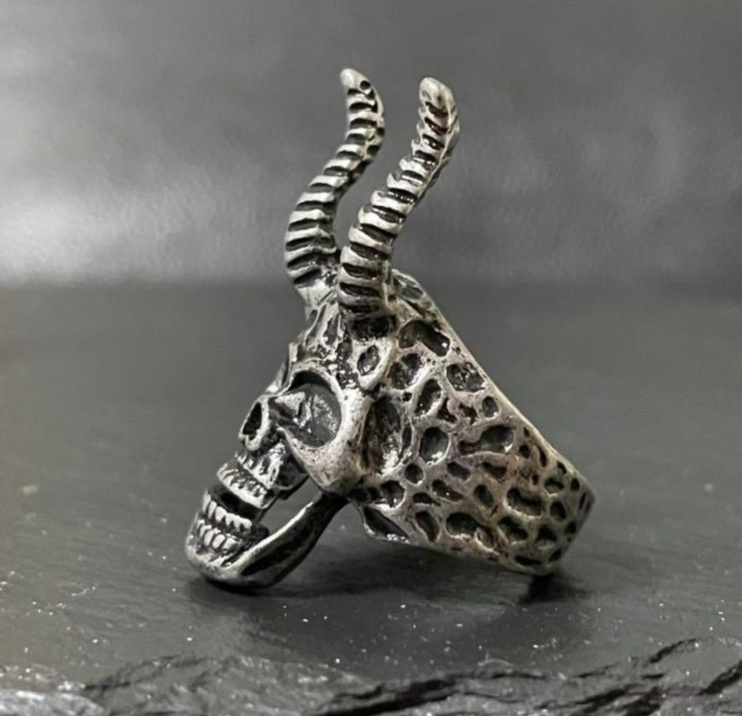 YUの部屋Justin Davis NOISY SKULL RING 13号