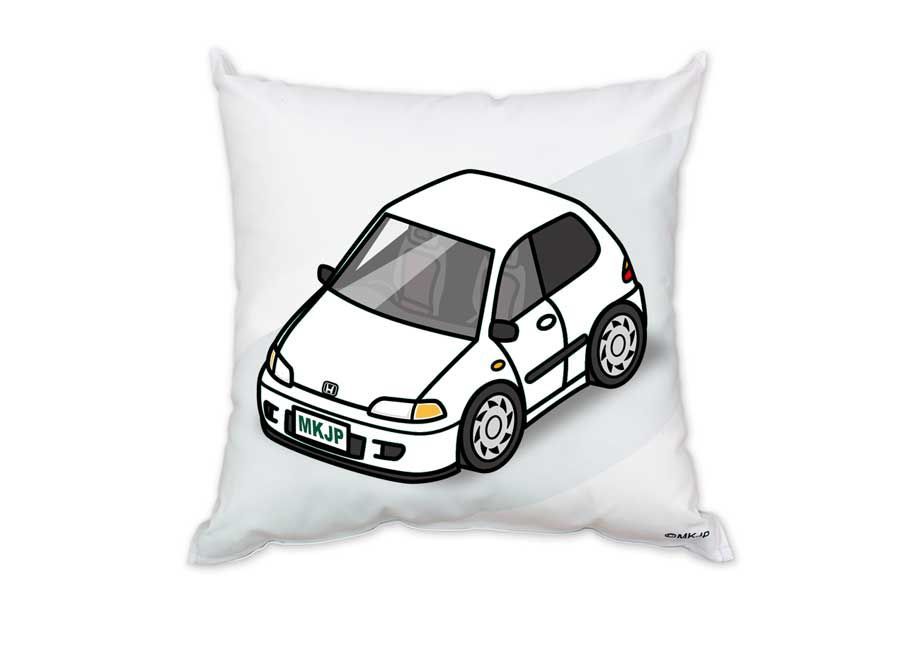 車種別ボディカラーが選べるクッション【ナンバー入れ可】 ホンダ シビック EG3