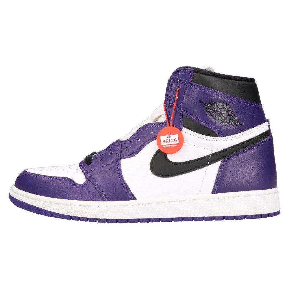 NIKE (ナイキ) AIR JORDAN 1 RETRO HIGH OG COURT PURPLE エアジョーダン1 コートパープル ハイカットスニーカー US12/30cm 555088-500