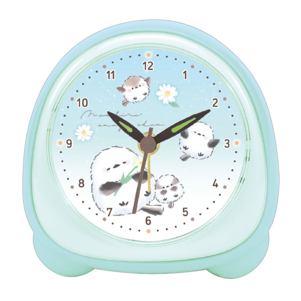 ☆ のんびりシマエナガGR ☆ ミニライトクロック CRUX クラックス