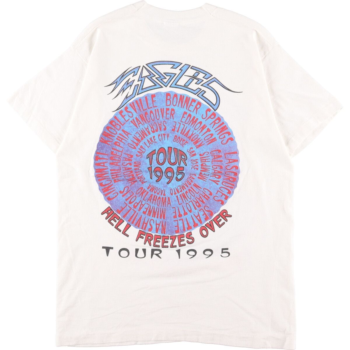 古着 90年代 EAGLES イーグルス HELL FREEZE OVER TOUR 1995 両面 