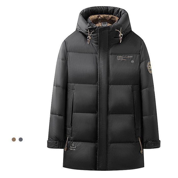 ダウンコート 90 ダウン メンズ アウター ロングコート アウター 無地 冬服 防寒 暖かい 大人 通勤 通学 カジュアル スポーツ観戦 部活 運動 野球 ロングジャケット 冬 冬服 男性 ゴルフウェア Xvx4714