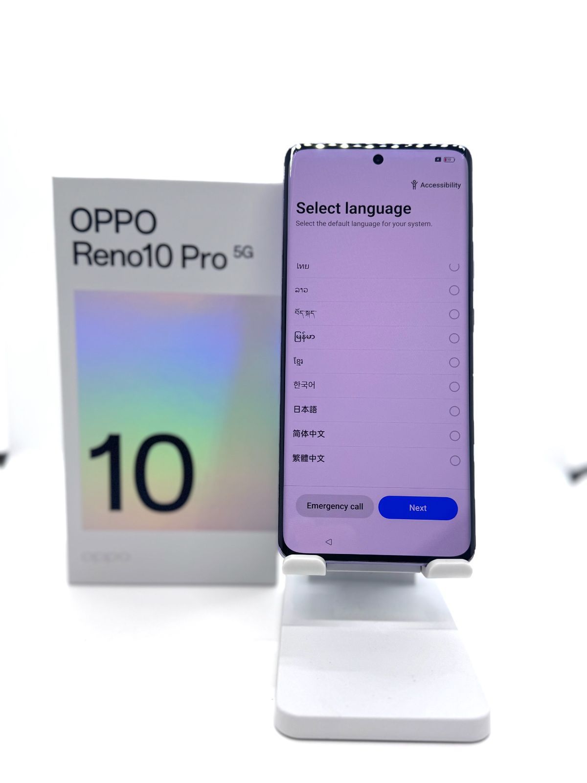 残り1台】OPPO Reno10 Pro 5G グロッシーパープル ヴィンテ