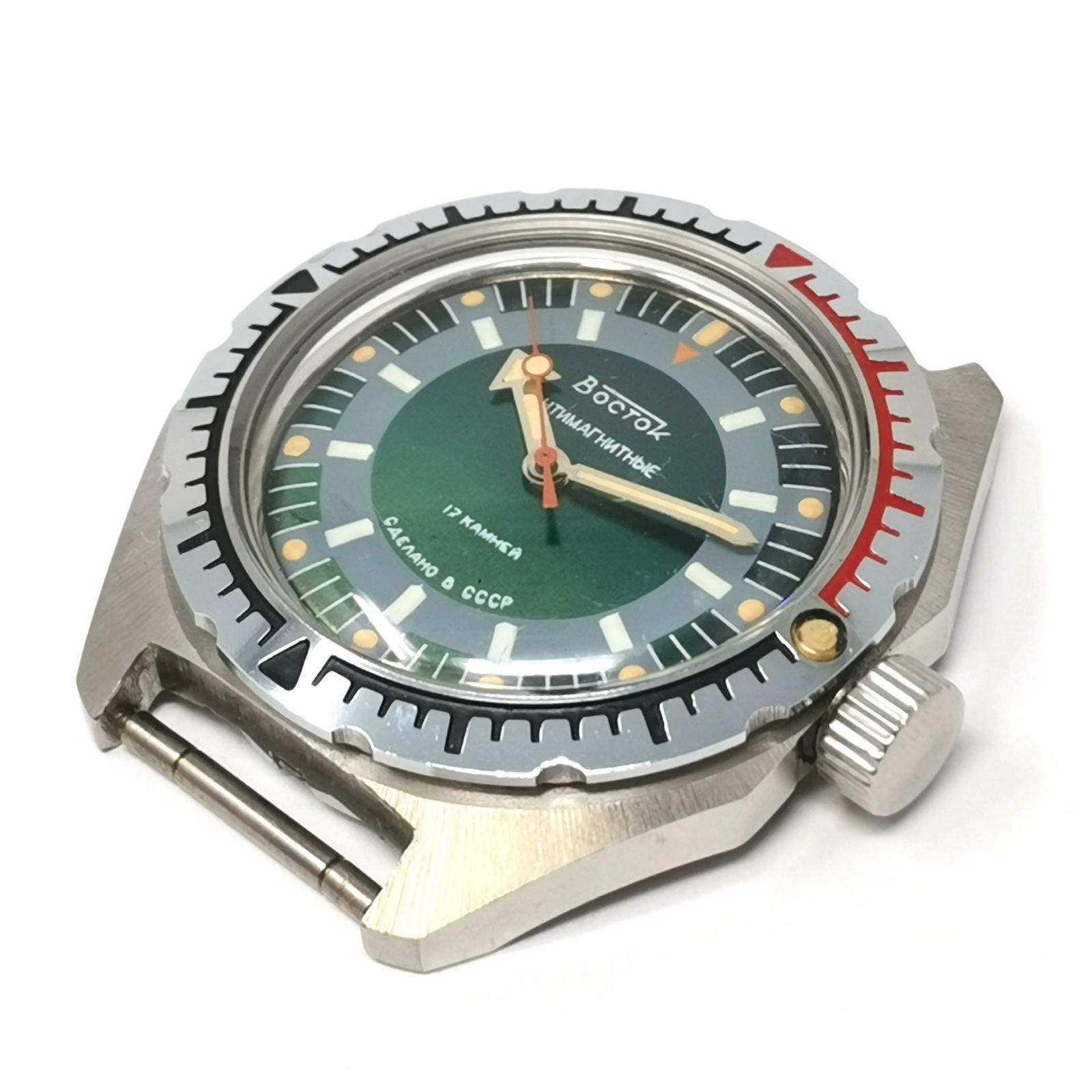 旧ソ連 ボストーク 可動品 文字盤緑 VOSTOK BOSTOK（ボストーク 