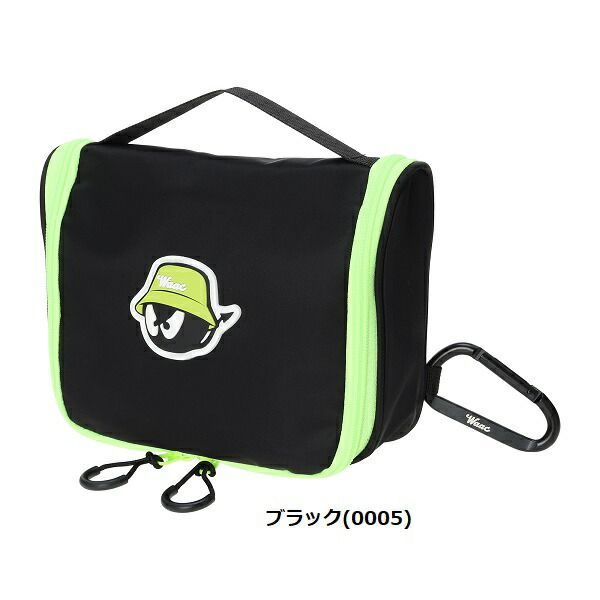 ワック　WAAC UNISEX オーガナイザー ブラック ポーチ ワック ゴルフ ポーチ UNISEX オーガナイザー ブラック 2025年発売