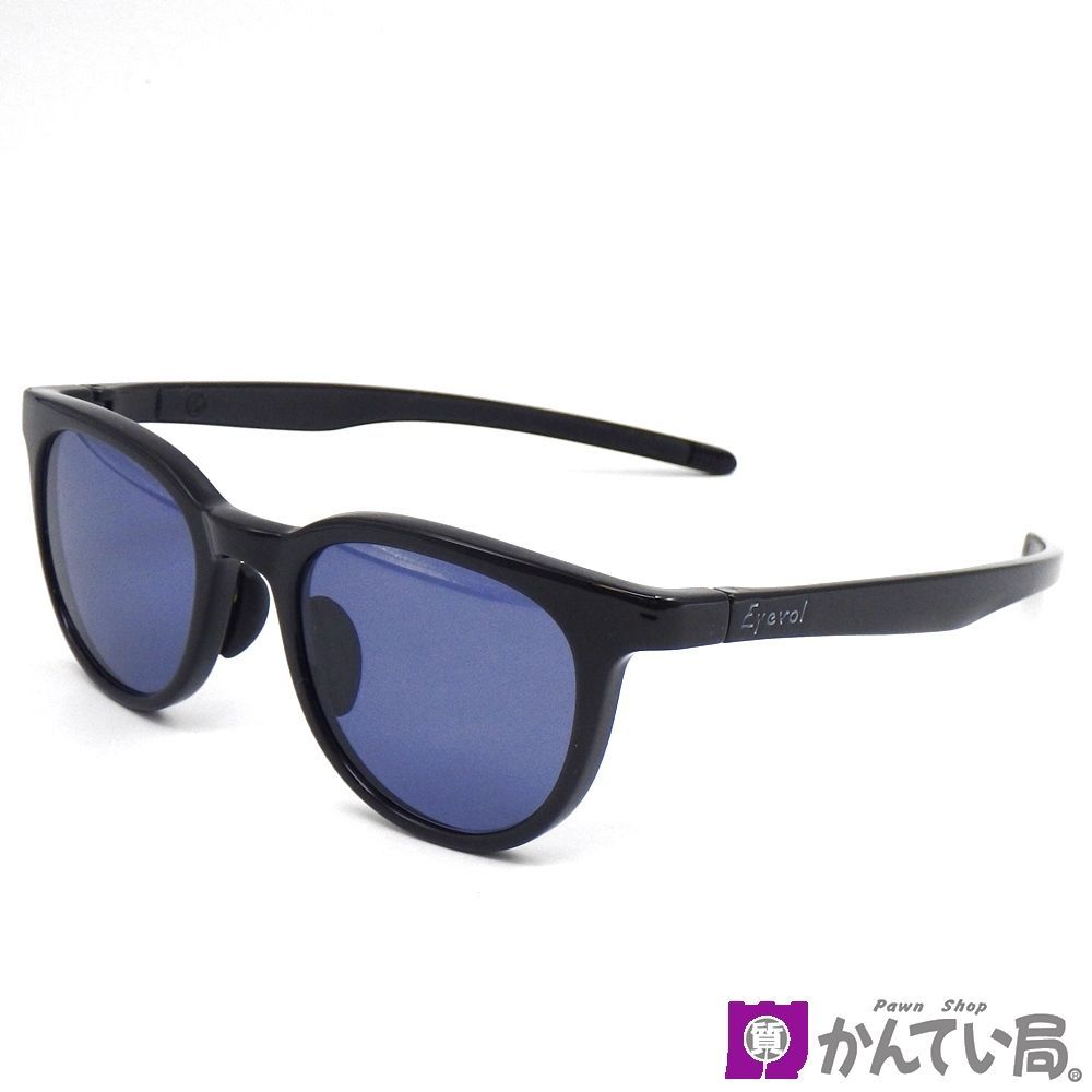 Eyevol アイヴォル サングラス CONLON Ⅲ BK-DG-MBL 51□22-142 ブラック ブルーレンズ スポーツ アウトドア ケース付き 金沢福久店 C25-699