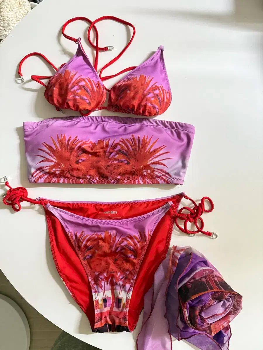 新品】ALENCY ピンク ビキニ セパレート トライアングルビキニ ピンク