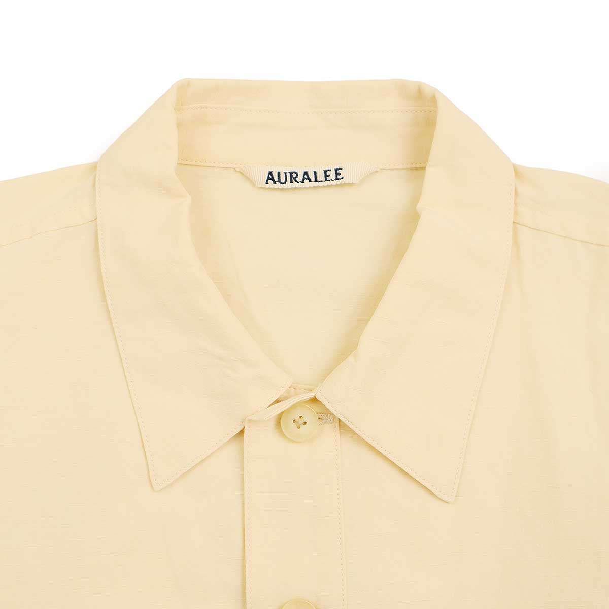 AURALEE オーラリー 23SS High Density Finx Linen Weather Half 