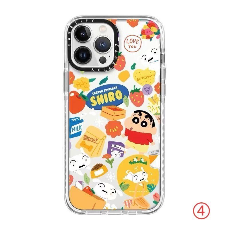 CASETIFYミラー仕上げスタースマホケース同デザインクレヨン