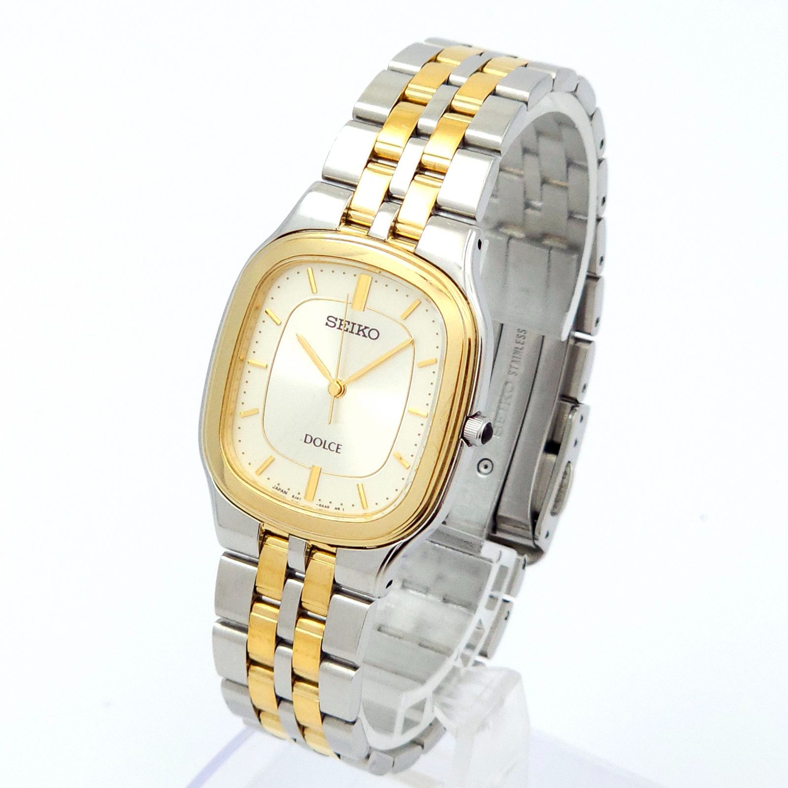 ☆良品 SEIKO セイコー ドルチェ 8J41-0AA0 QZ 動作品 コンビ - メルカリ