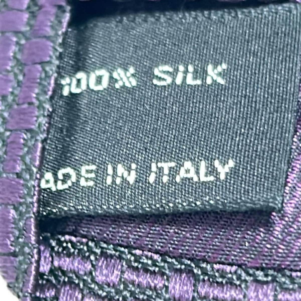 TOM FORD(トムフォード) ネクタイ メンズ美品 - パープル×黒 Tom