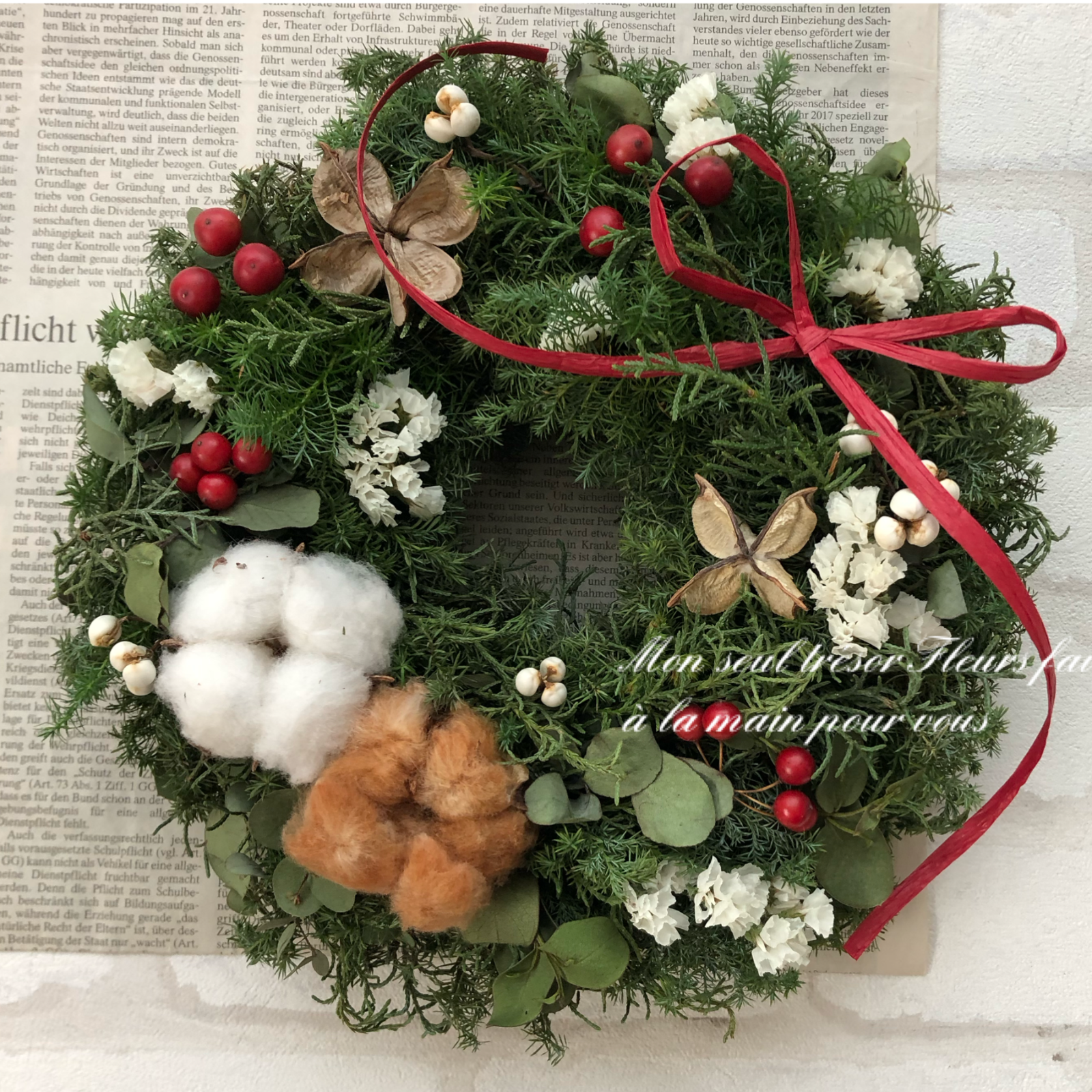激安価格の 新品 未使用 クリスマスフレッシュリース2 フラワー ガーデン Www Afdservex Es Www Afdservex Es