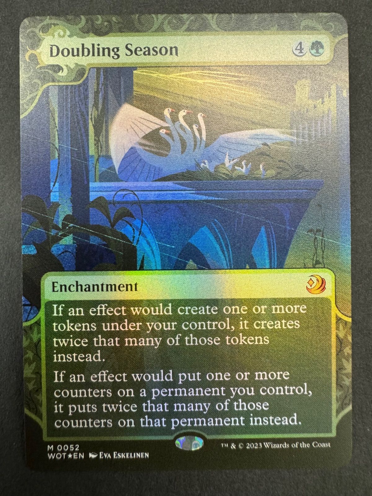 倍増の季節　初版　foil オンラインショップ FDN】※Foil※《倍増の季節/Doubling Season