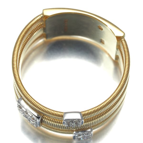 マルコビチェゴ リング ダイヤ ダイヤモンド マサイ 13号 K18YG/WG  