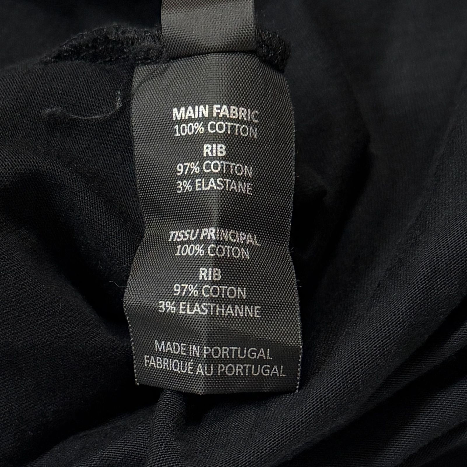 VETEMENTS / 19SS/Word Print Tee/Tシャツ/L/コットン/BLK/プリント/USS197067 VETEMENTS 19SS Word Print Tee ワールドプリントTシャツ 半袖