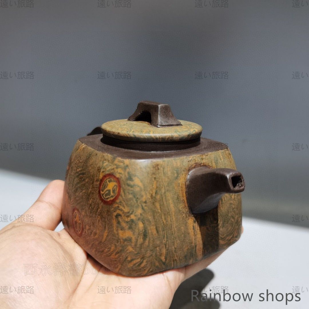 紫砂壺?呂?晨作陶紋?紫砂壺?紫泥急須?茶道具?茶